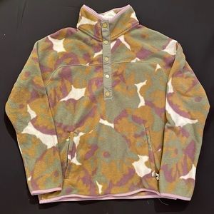 Fleece Camo Burton Half-button up